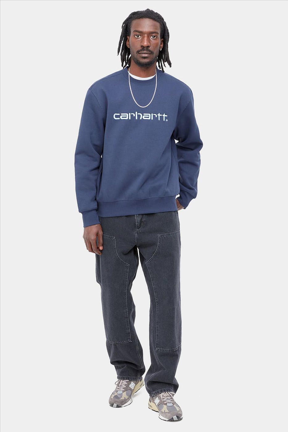 Carhartt WIP - Blauwe Carhartt sweater