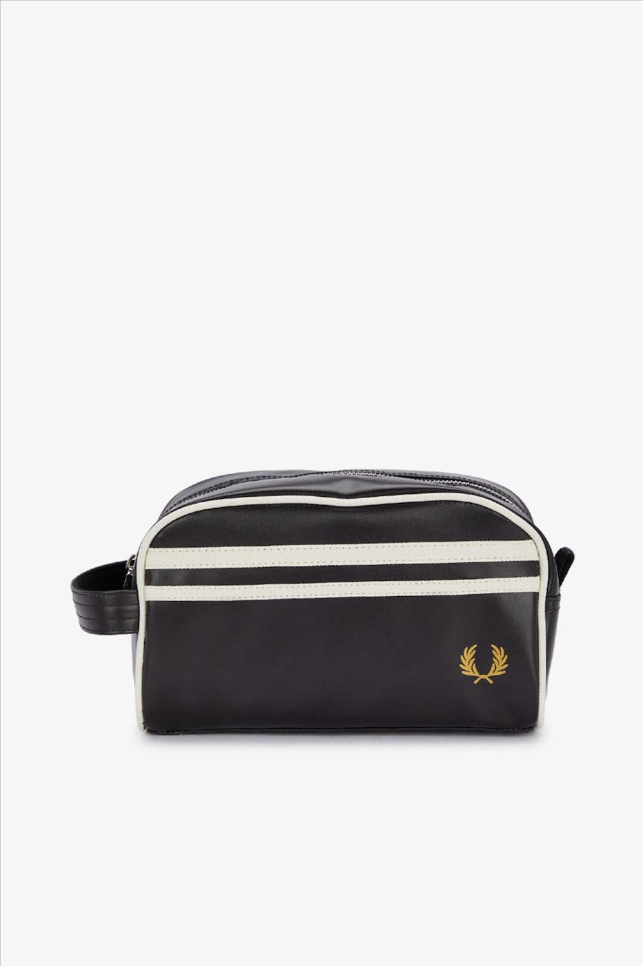 Fred Perry - Zwarte Laurel Wreath toilettas