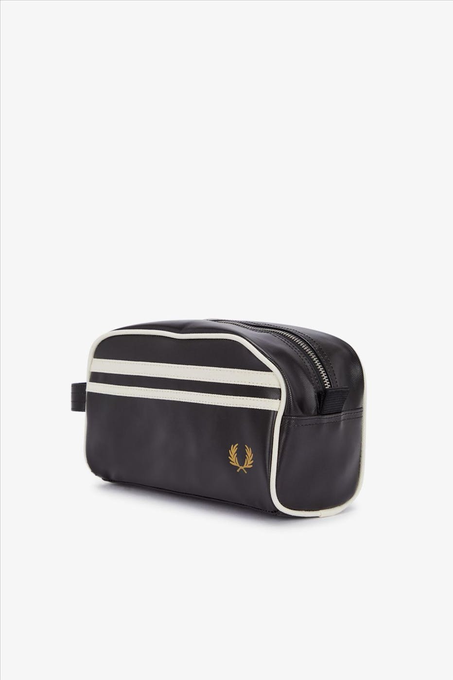 Fred Perry - Zwarte Laurel Wreath toilettas