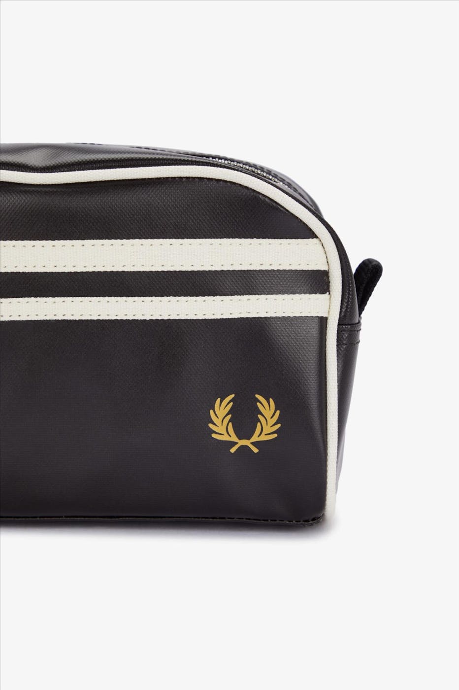 Fred Perry - Zwarte Laurel Wreath toilettas