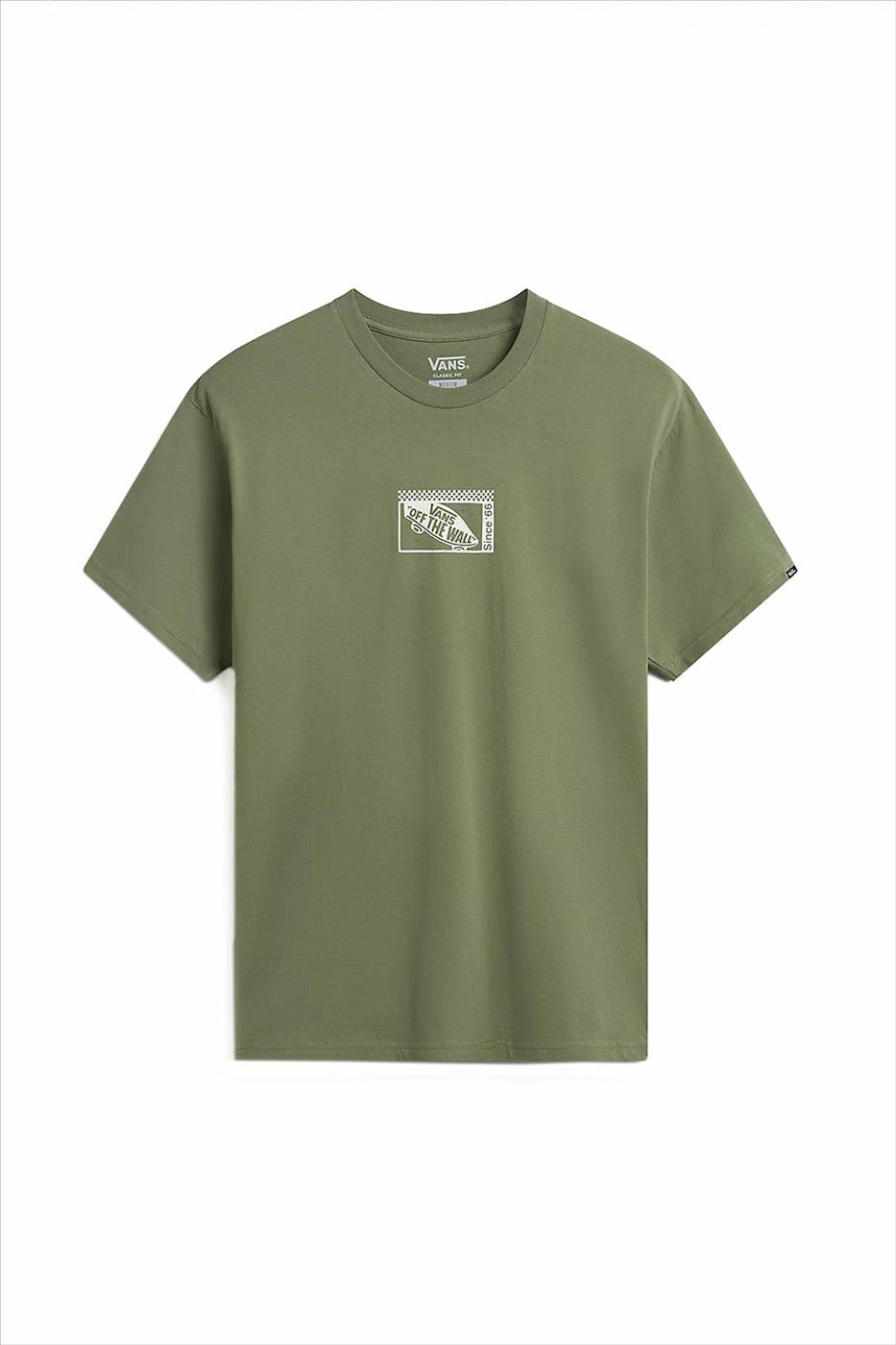 Vans  - Groene Tech Box T-shirt