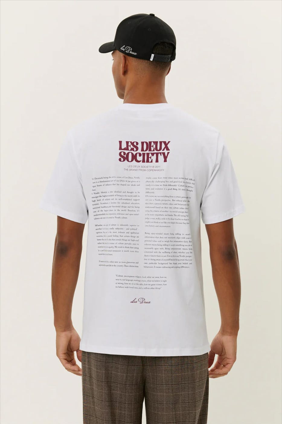 LES DEUX - Witte Society T-shirt