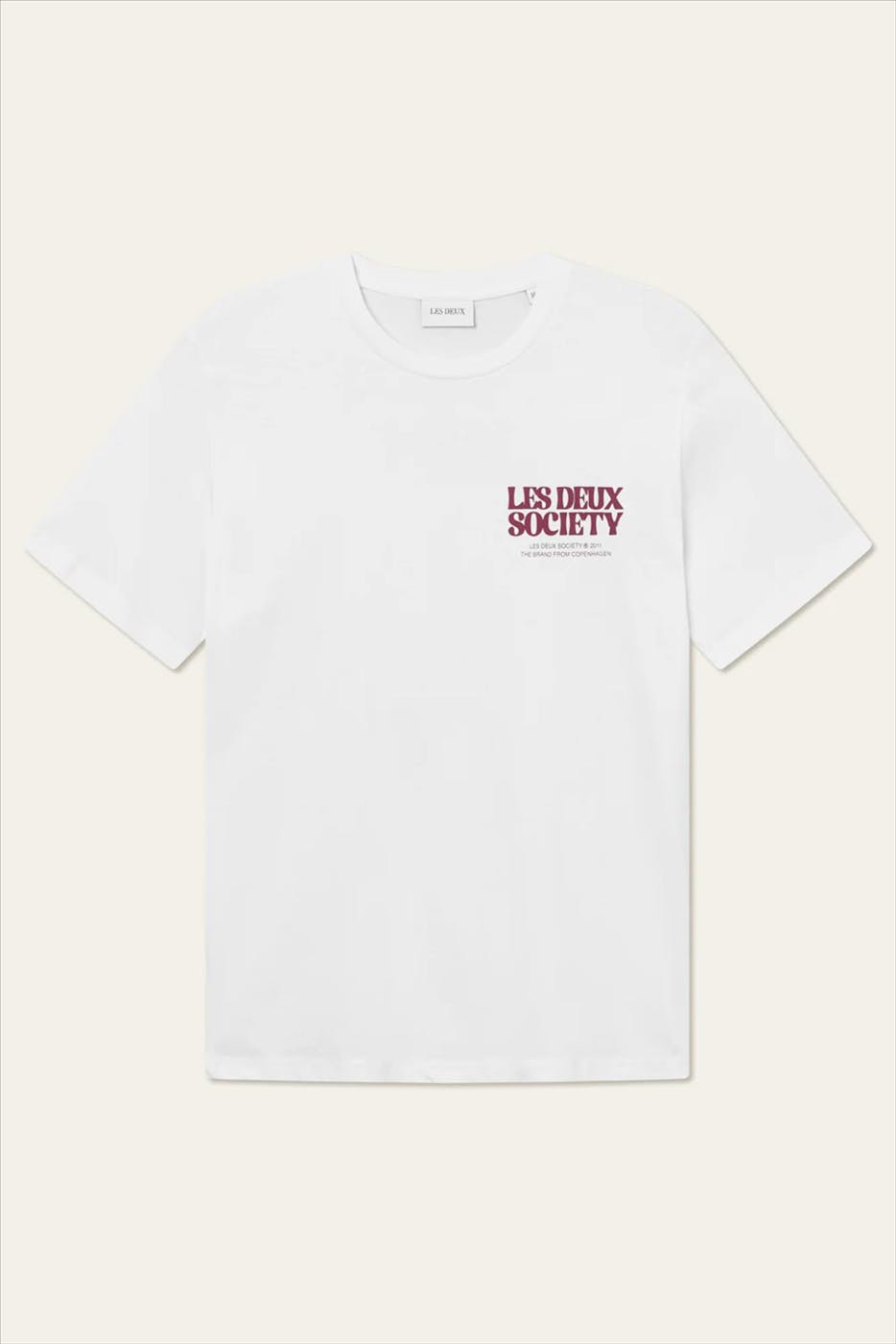 LES DEUX - Witte Society T-shirt