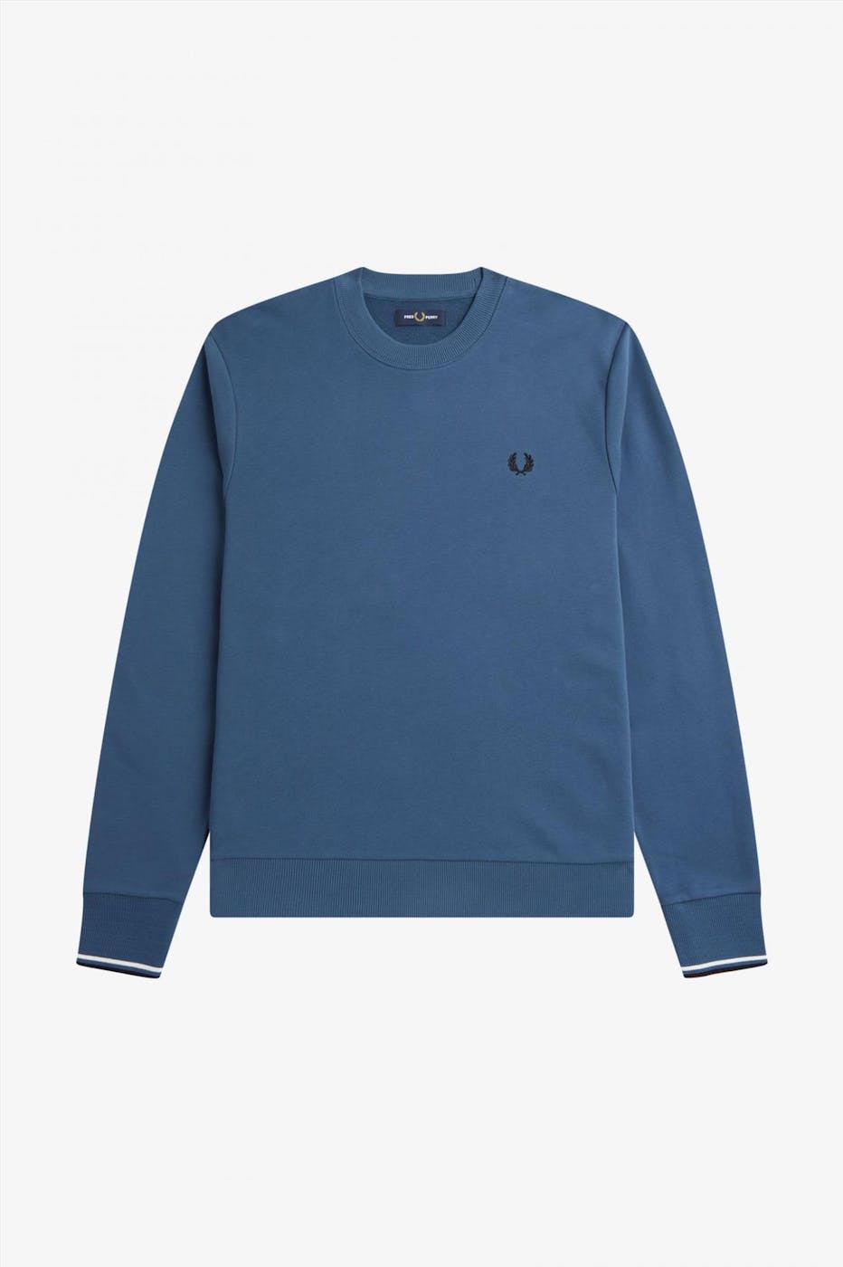 Fred Perry - Blauwe Crew Neck sweater