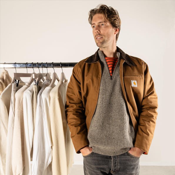 Antwrp - Beige Trucker trui