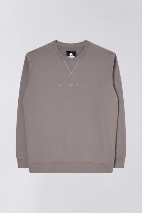 Edwin - Grijze Katakana sweater
