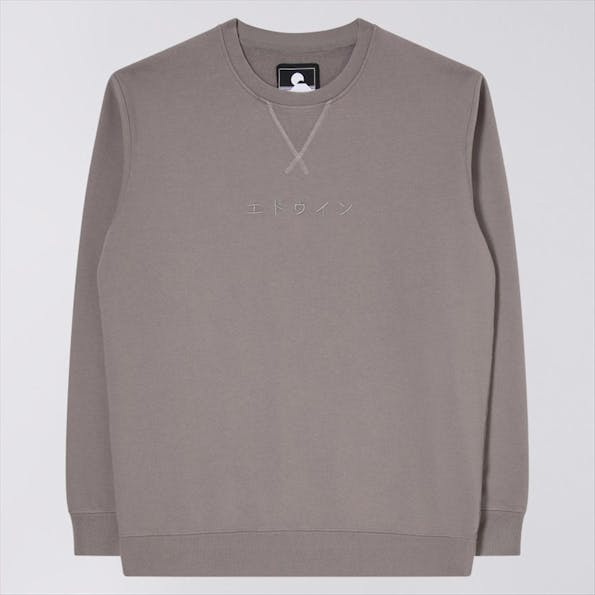 Edwin - Grijze Katakana sweater