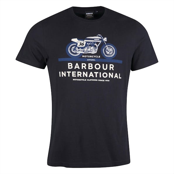 Barbour - Zwarte Cal T-shirt