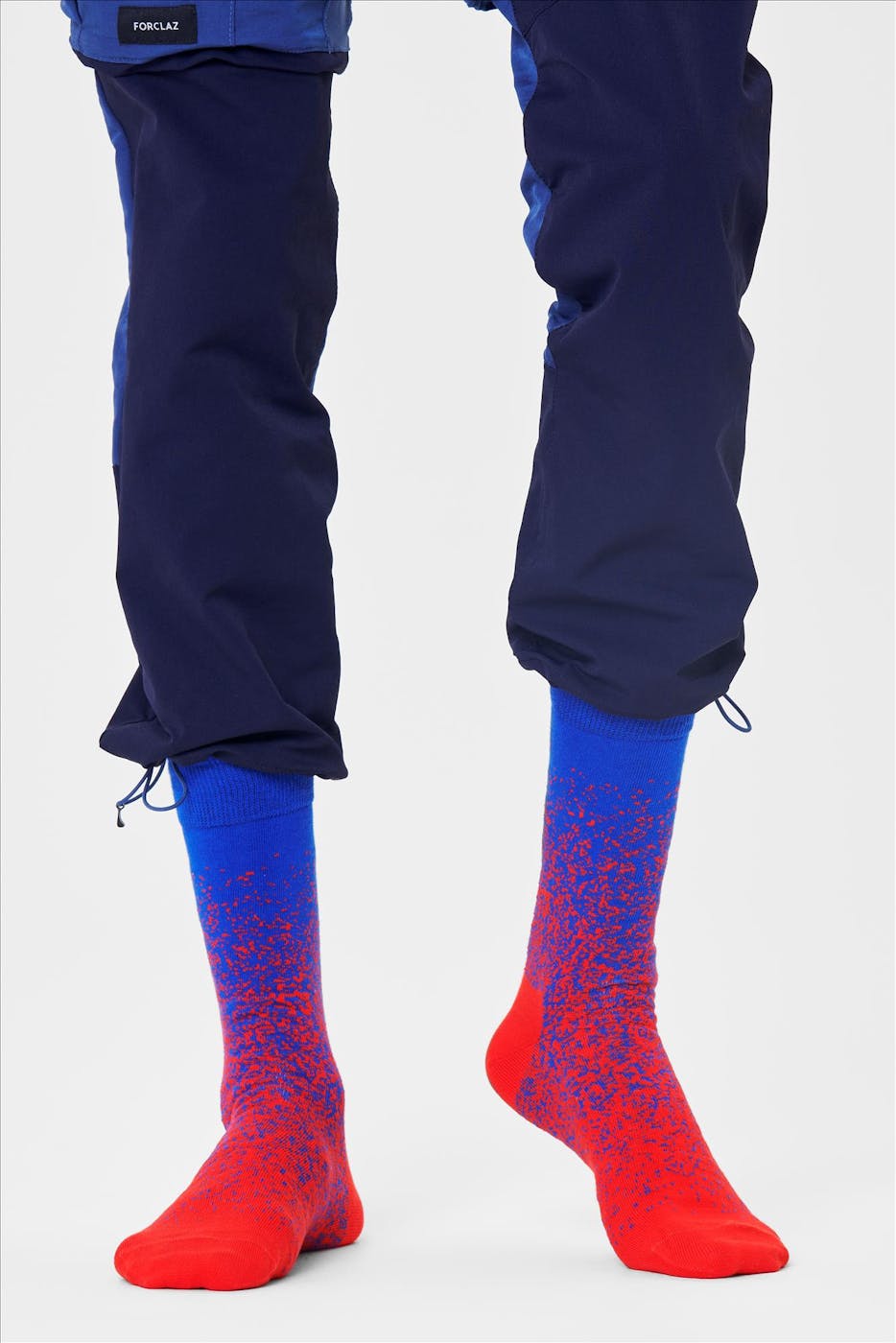 Happy Socks - Rood-blauwe Stardust sokken, maat: 36-40