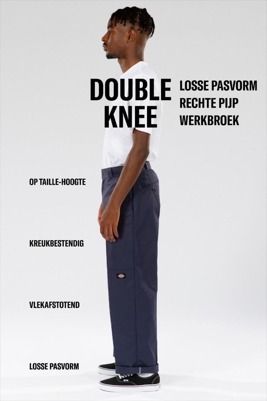 Dickies - Donkerblauwe Twill Loose Work pant