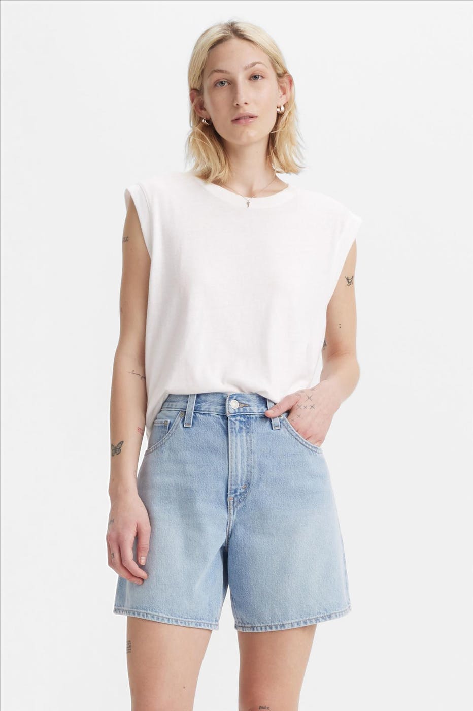 Levi's - Witte Boxy tanktop
