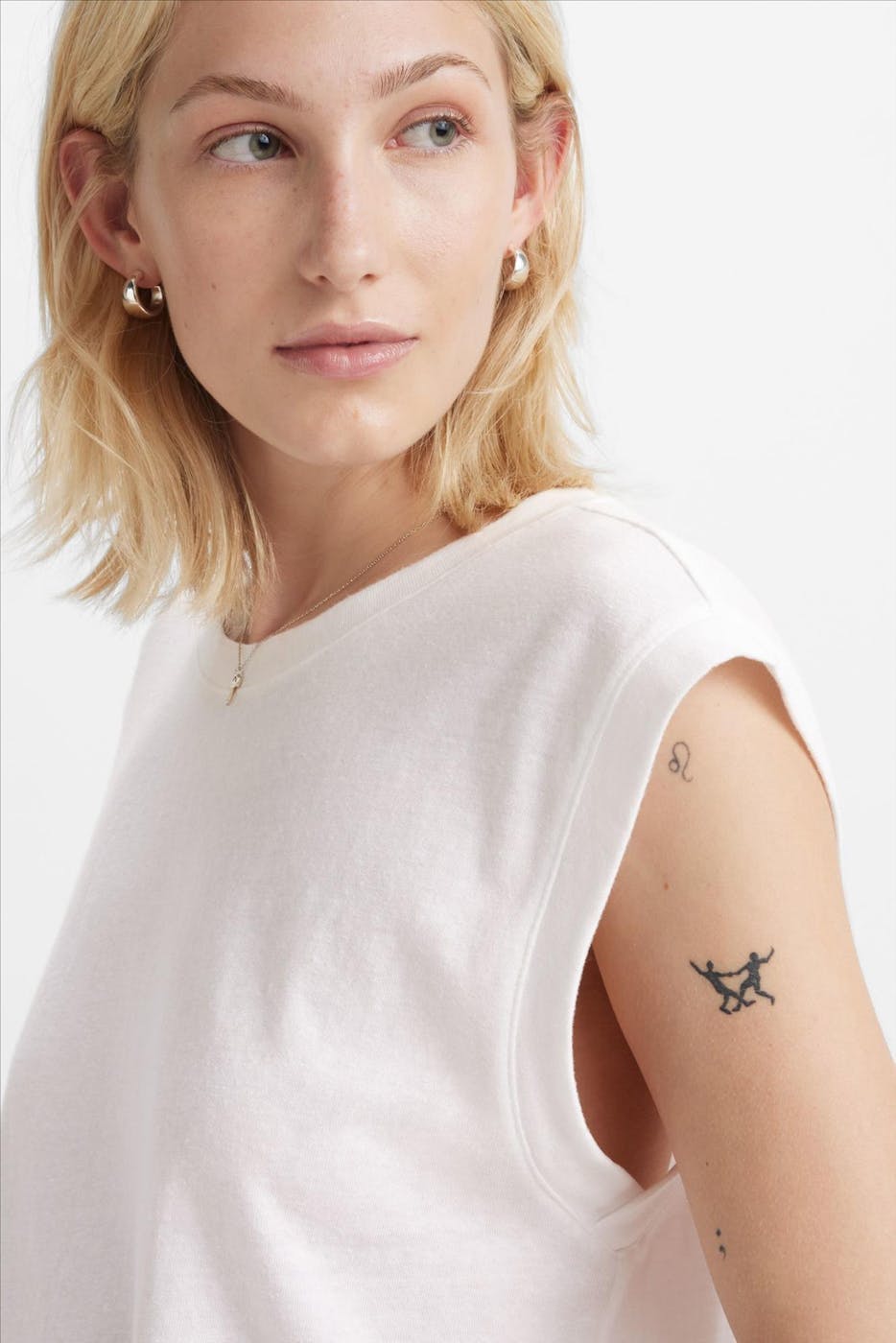 Levi's - Witte Boxy tanktop
