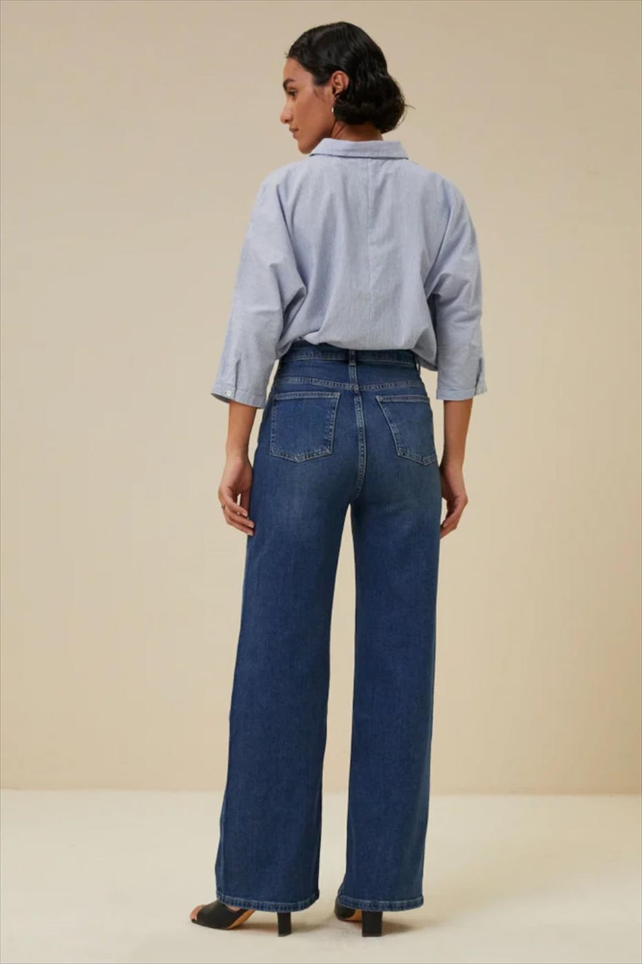 BY BAR - Blauwe Lina loose jeans