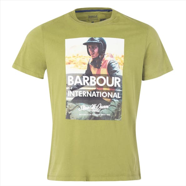 Barbour - Kaki Smq Checker T-shirt