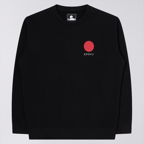 Edwin - Zwarte Japanese Sun sweater