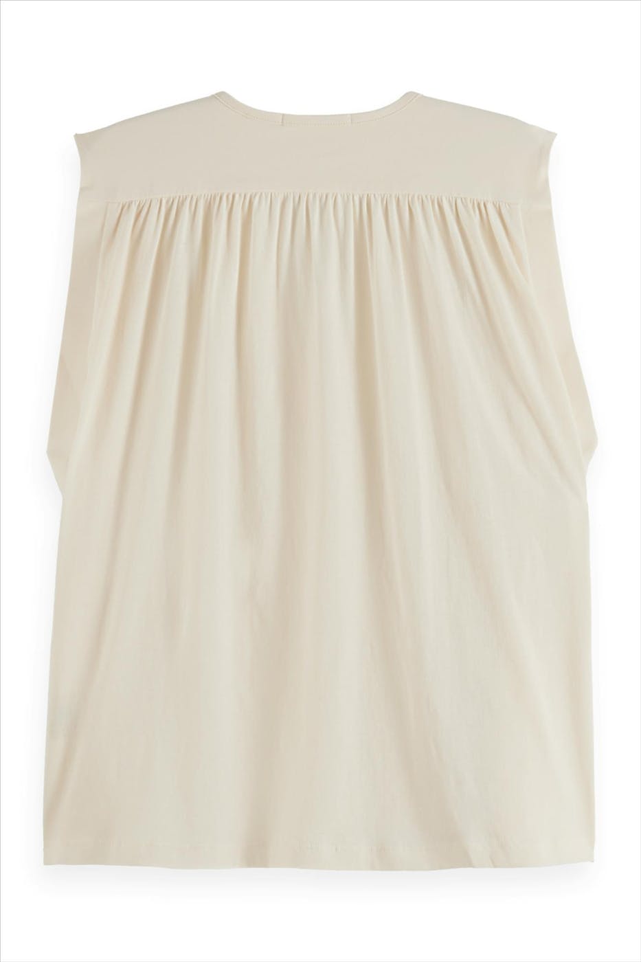 Scotch & Soda - Beige Drapey T-shirt