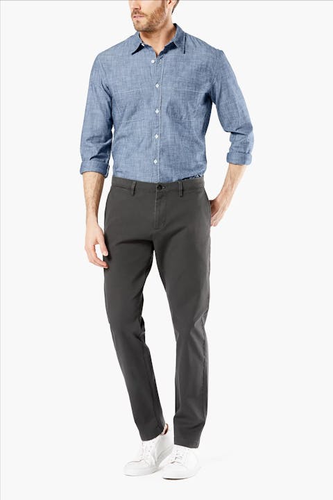 Dockers - Donkergrijze Tapered Fit chino