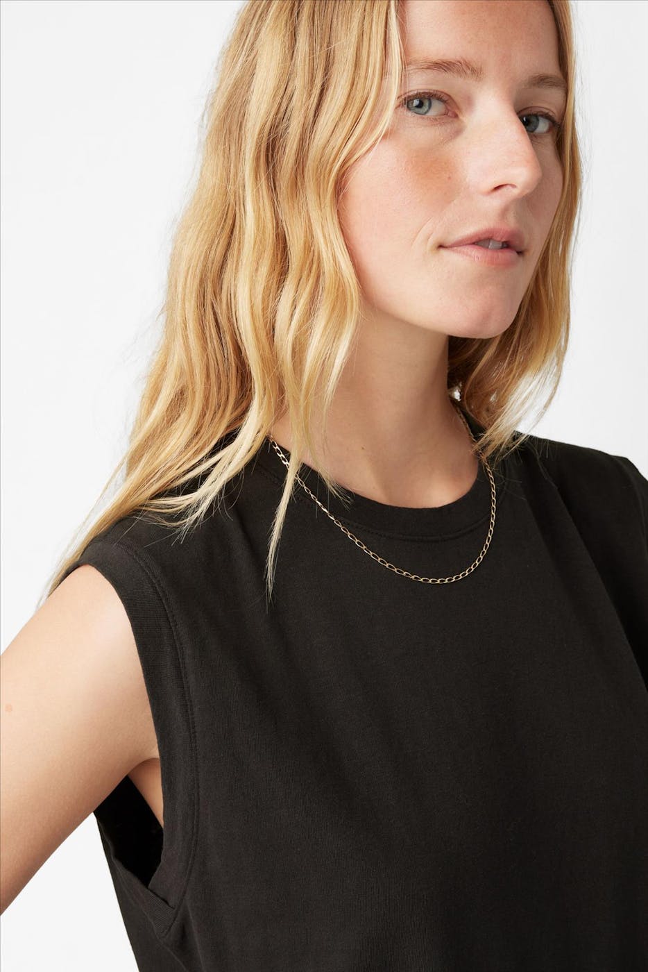Levi's - Zwarte Boxy tanktop