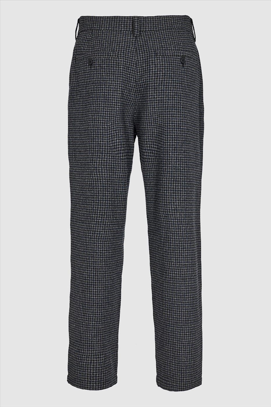 Minimum - Donkergrijze-zwarte Bertilo broek