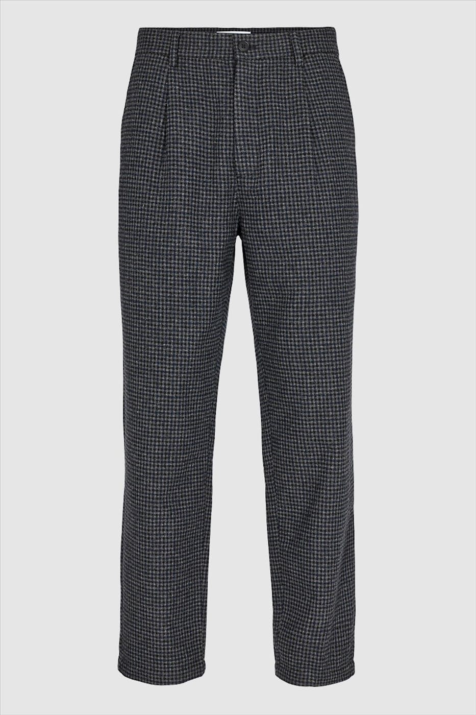 Minimum - Donkergrijze-zwarte Bertilo broek