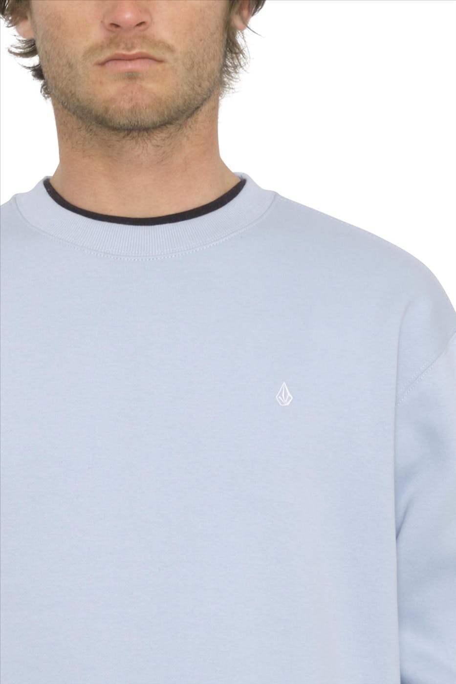 Volcom - Lichtblauwe Single Stone sweater