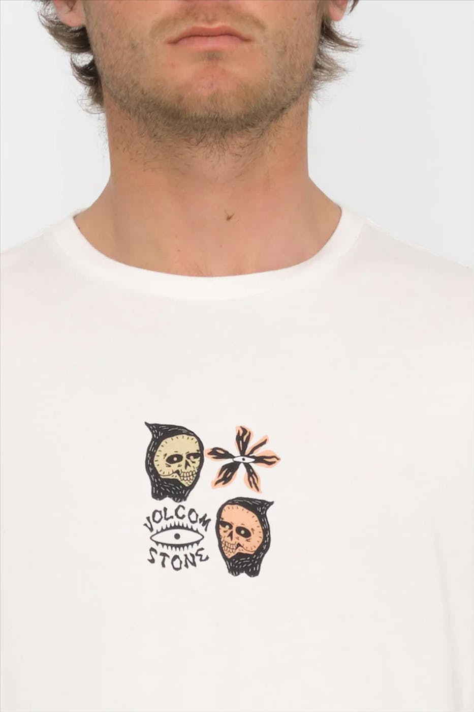 Volcom - Ecru Flower Budz T-shirt