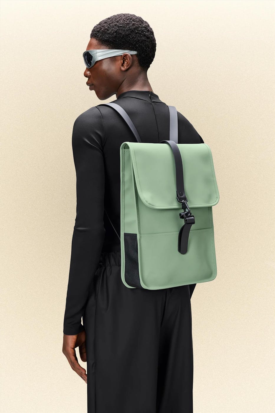 RAINS - Mintgroene Mini Backpack rugzak