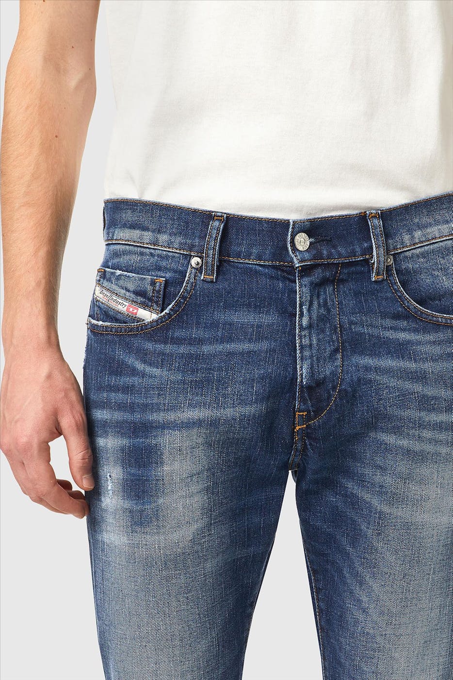 Diesel - Blauwe D-Strukt slim jeans