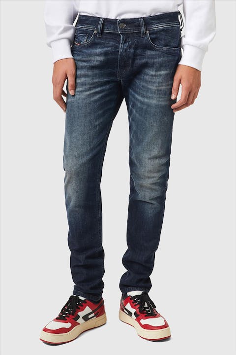 Diesel - Grijsblauwe Sleenker skinny jeans