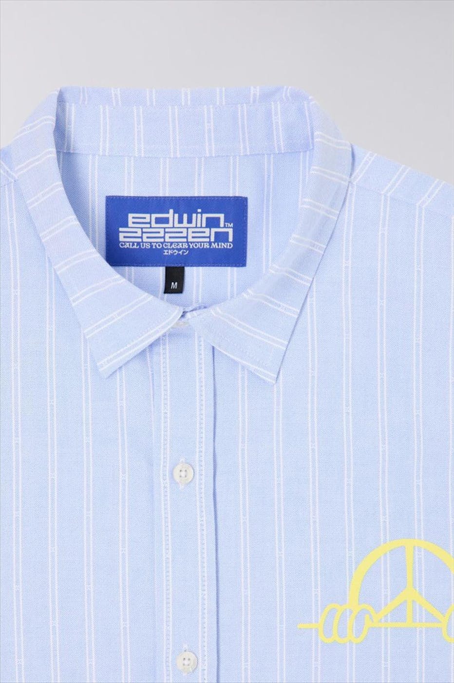 Edwin - Lichtblauw Sebastian hemd