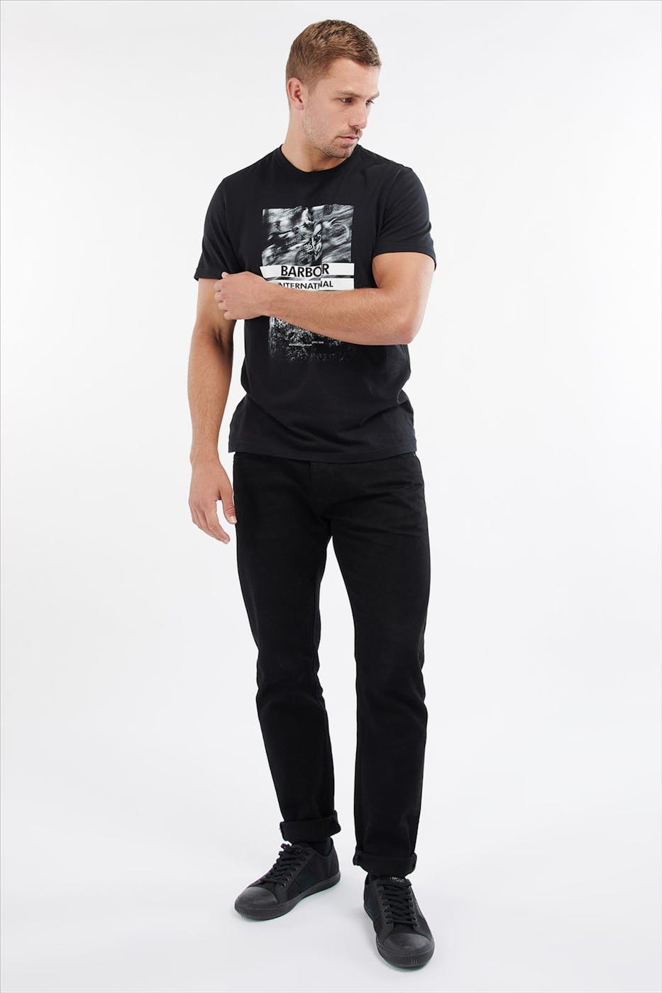 Barbour - Zwarte Photo History T-shirt