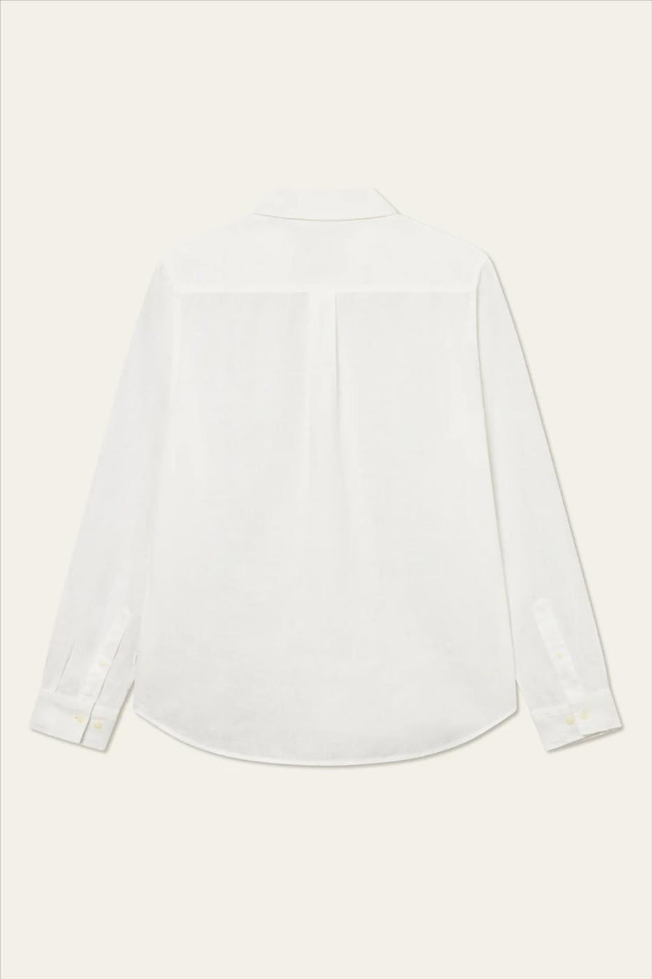 LES DEUX - Wit-Beige Kristian Linen hemd