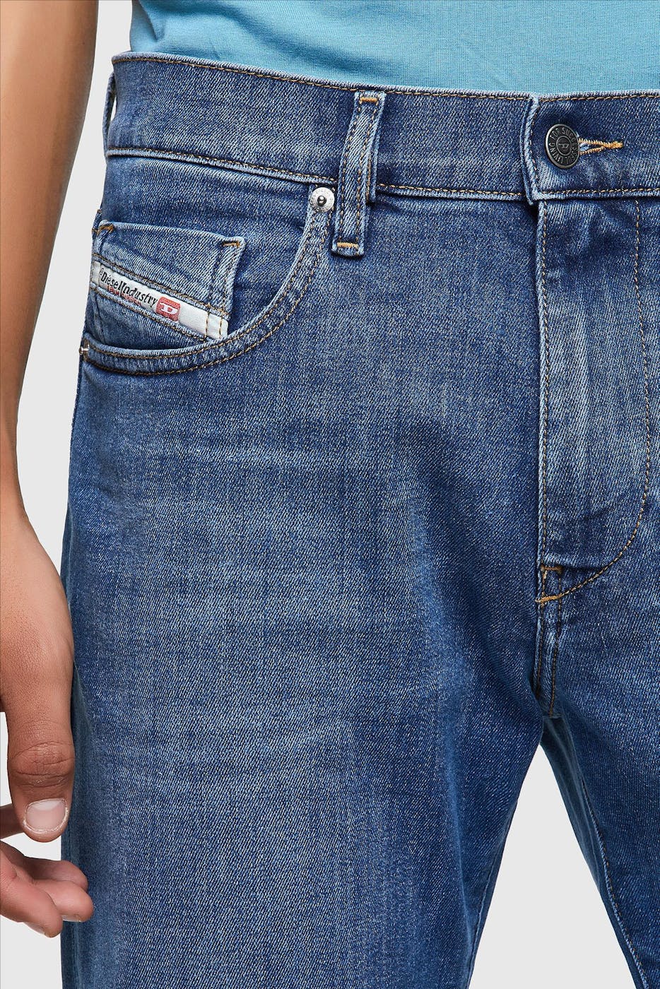 Diesel - Blauwe D-Strukt Slim jeans