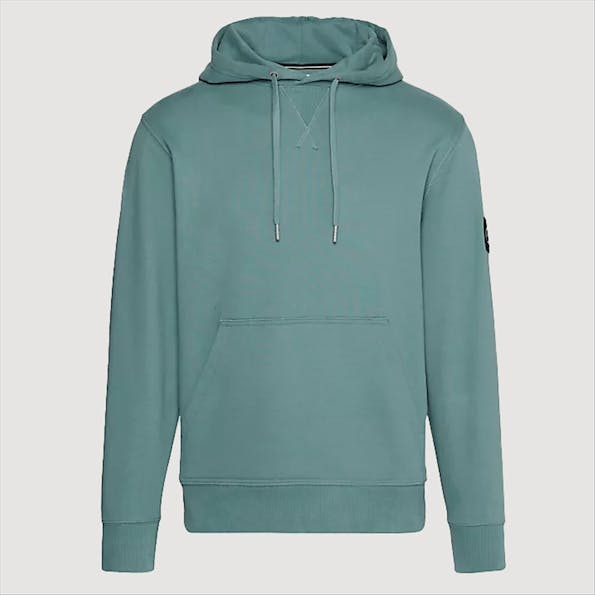 Calvin Klein Jeans - Groengrijze Logo Patch hoodie