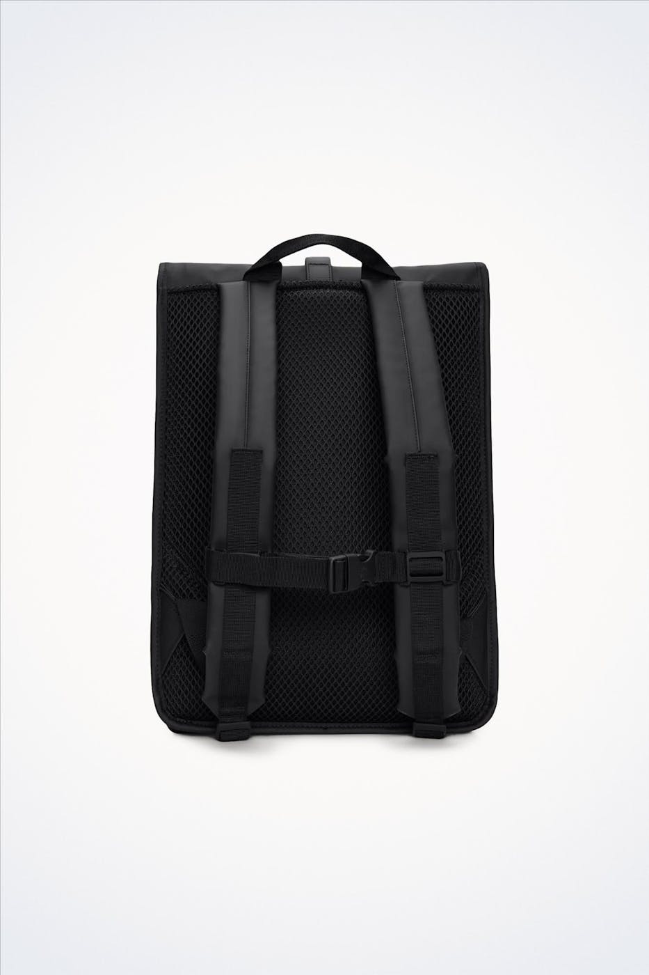 RAINS - Zwarte Rolltop Rucksack rugzak
