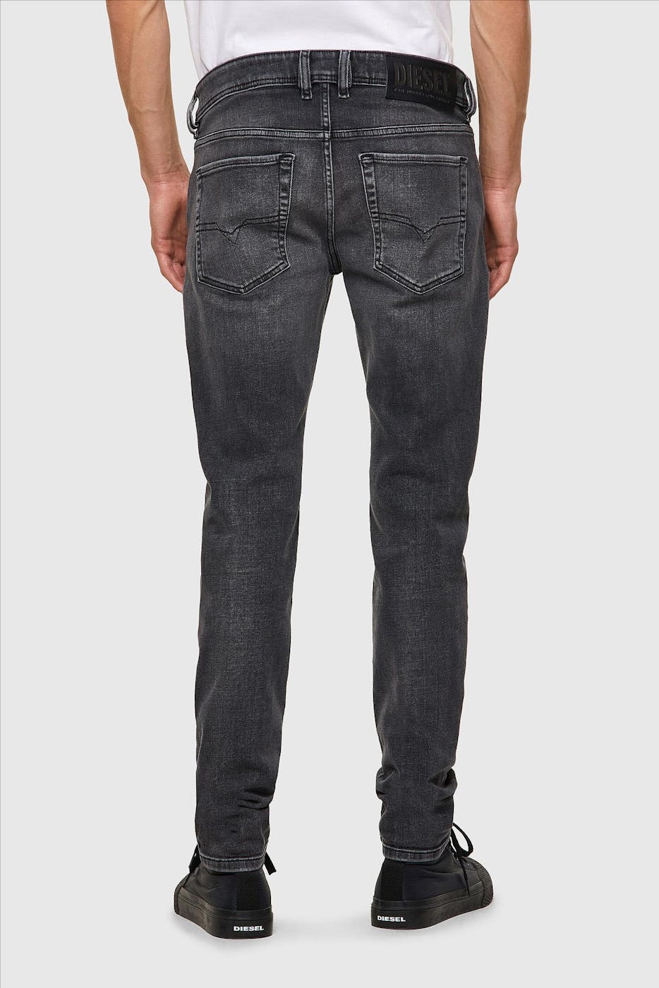 Diesel - Donkergrijze Sleenker skinny jeans