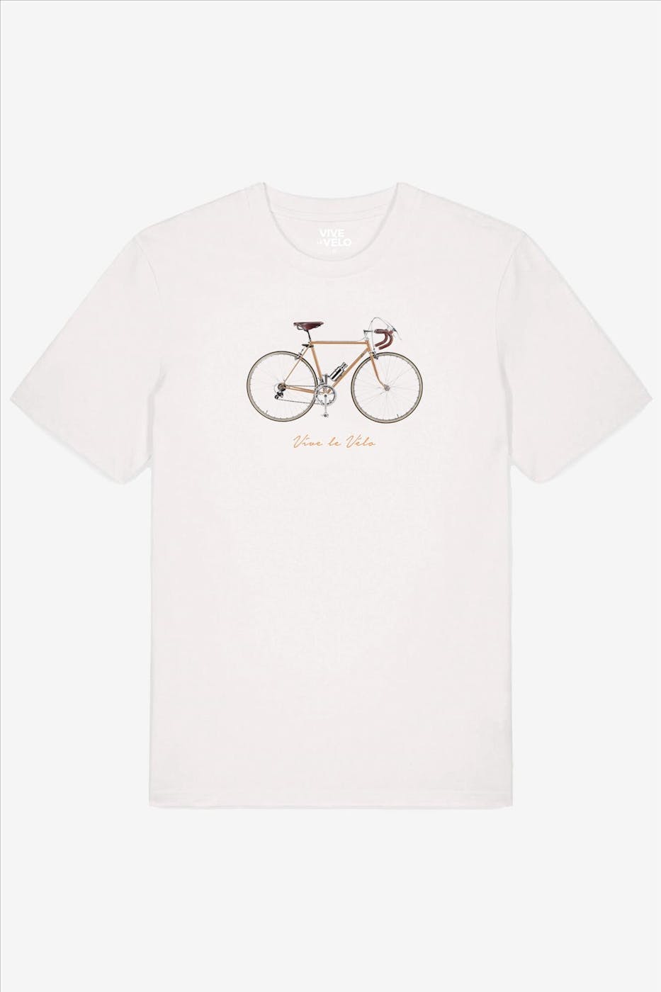 Vive le vélo - Witte Fixed Gear T-shirt