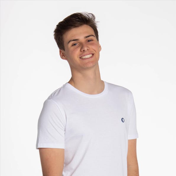 Brooklyn - Witte B Icon Logo T-shirt