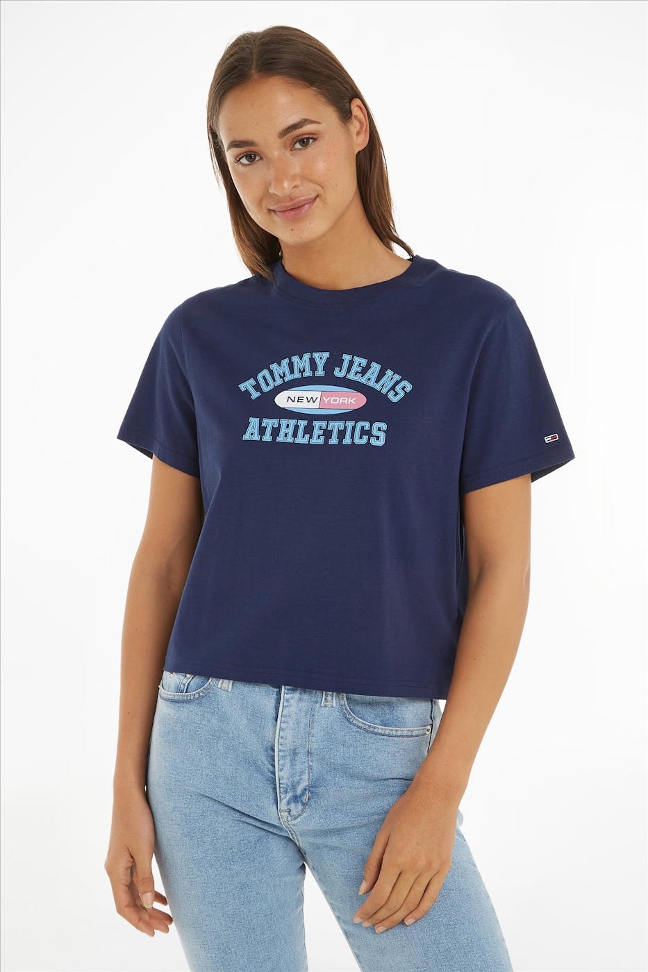 Tommy Jeans - Donkerblauwe Athletics T-shirt