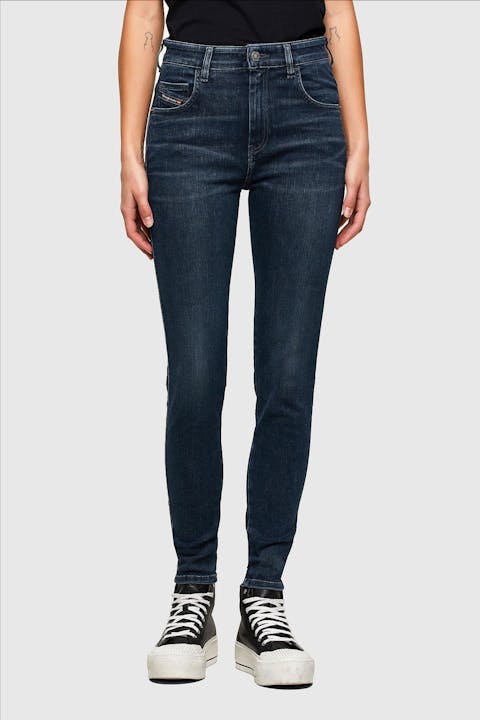 Diesel - Donkerblauwe Slandy-High Super Skinny jeans