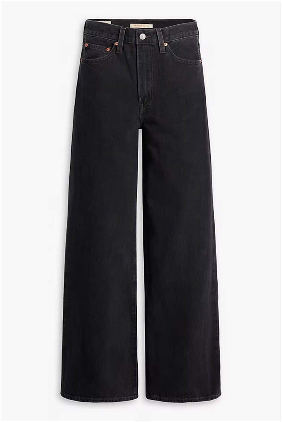 Levi's - Zwarte Ribcage Wide jeans
