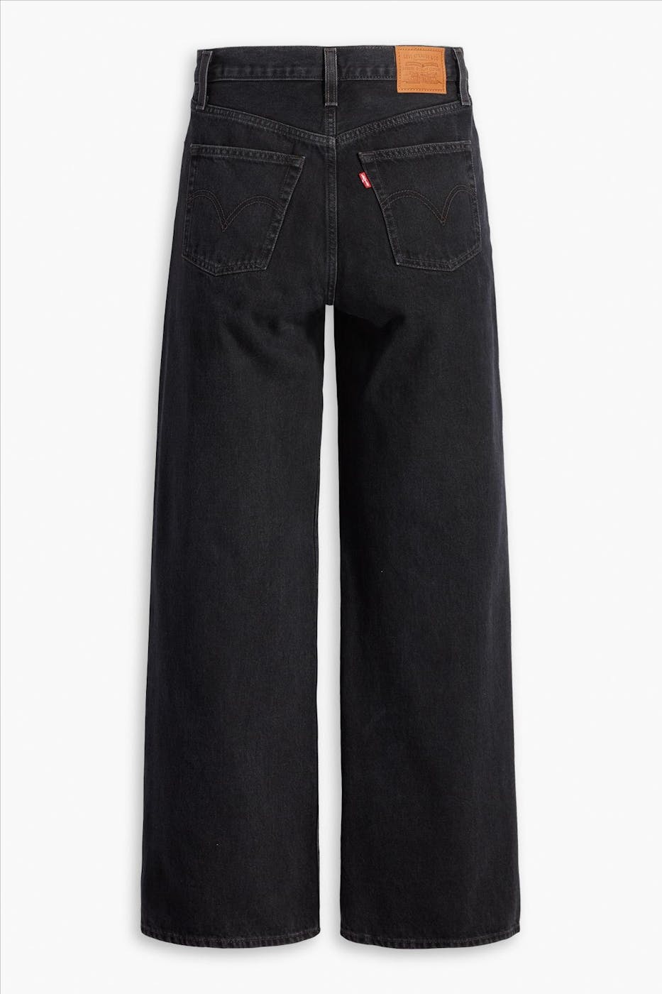 Levi's - Zwarte Ribcage Wide jeans