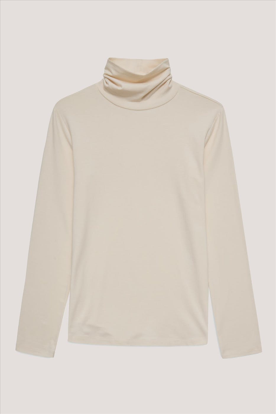 YERSE - Ecru Collar longsleeve T-shirt
