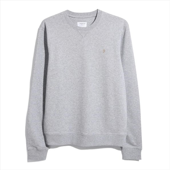 FARAH - Grijze Tim sweater
