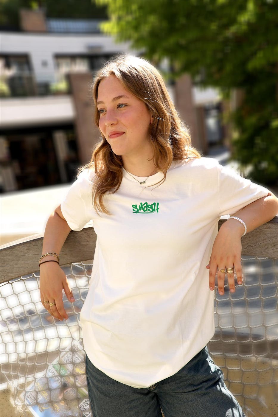 Brooklyn - Ecru Smash T-shirt