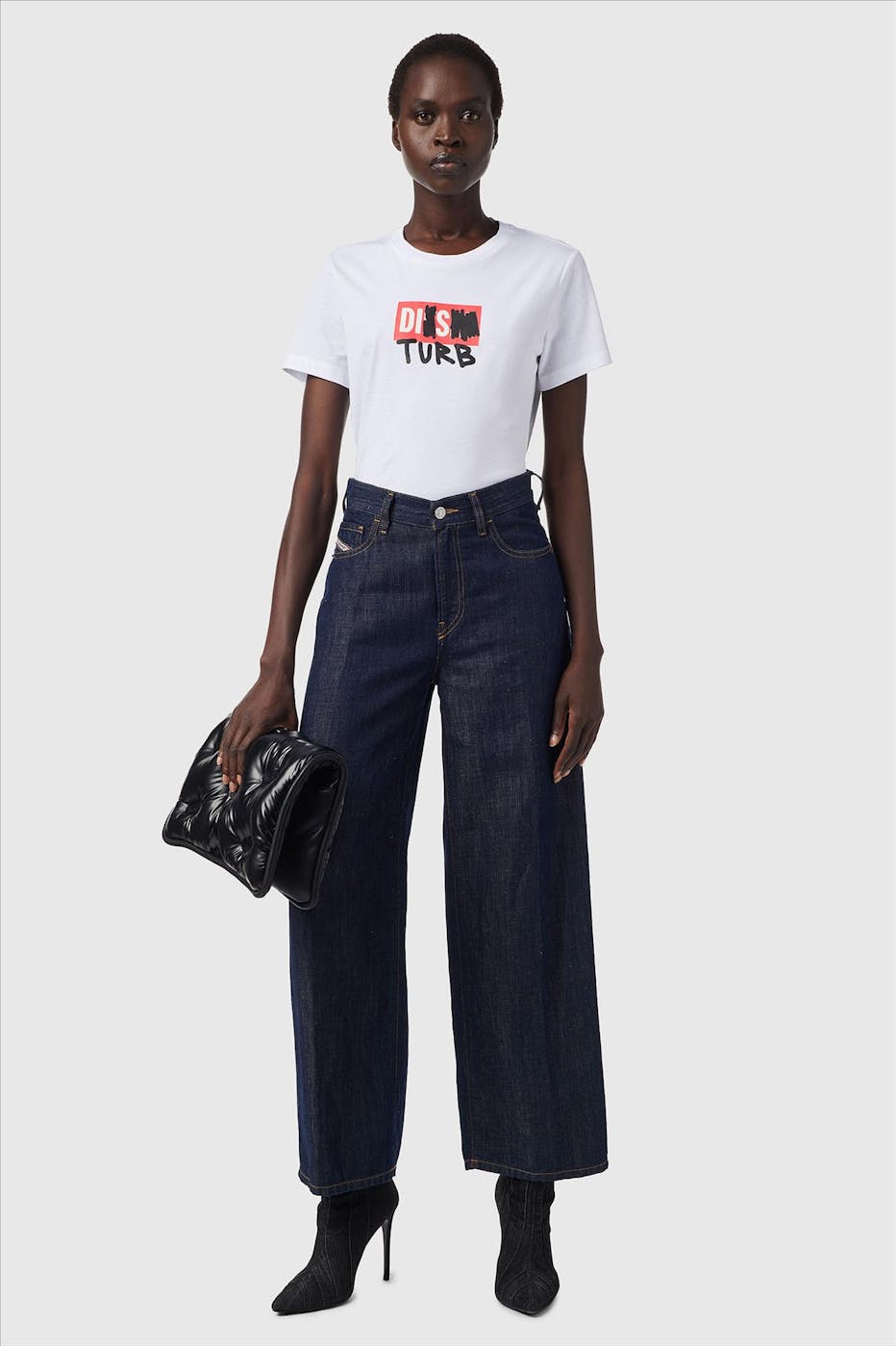 Diesel - Donkerblauwe Widee wide jeans