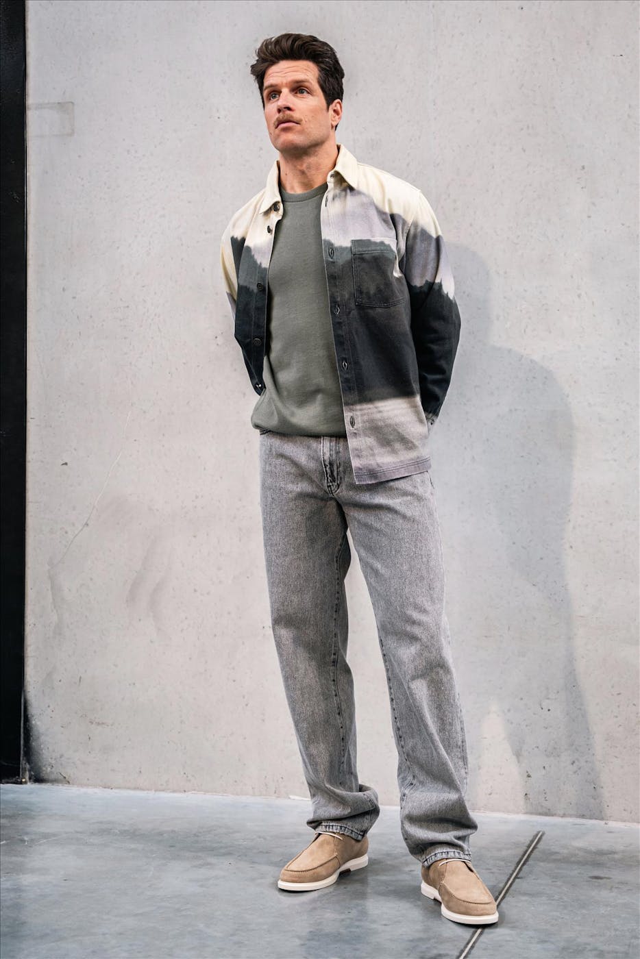 WOODBIRD - Grijze Leroy jeans