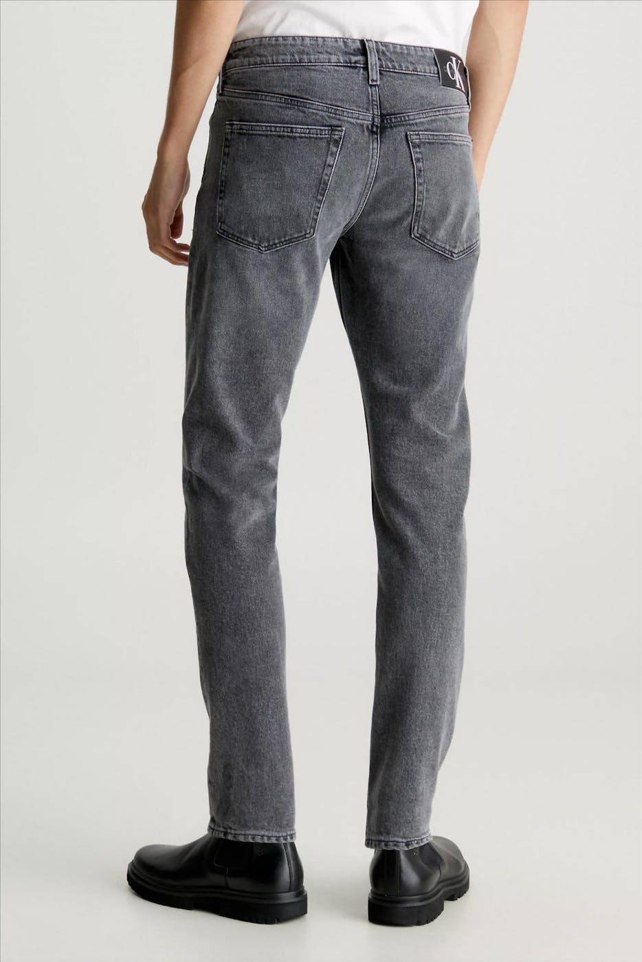 Calvin Klein Jeans - Grijze Slim Taper jeans