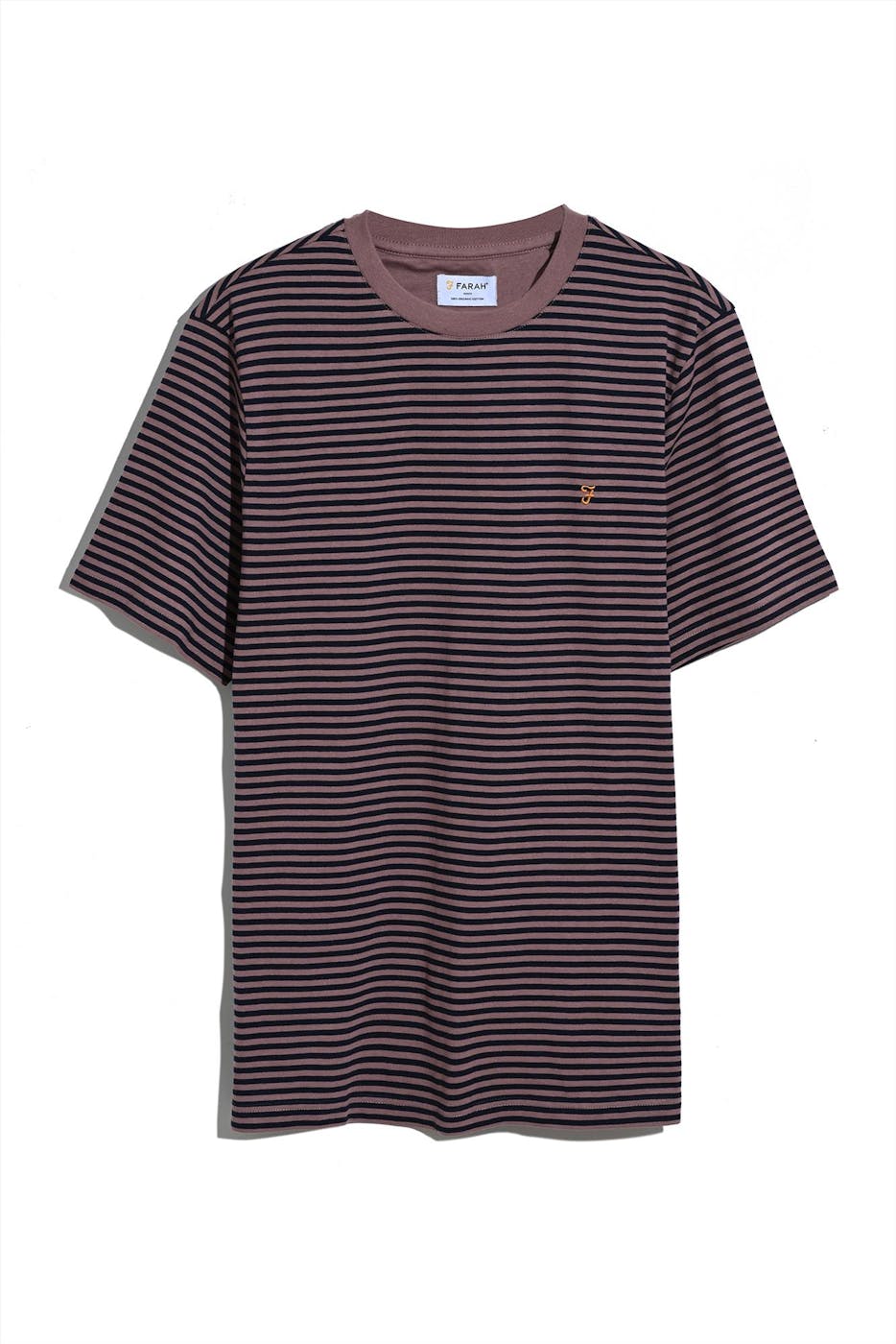 FARAH - Donkerblauwe-Mauve Castle T-shirt