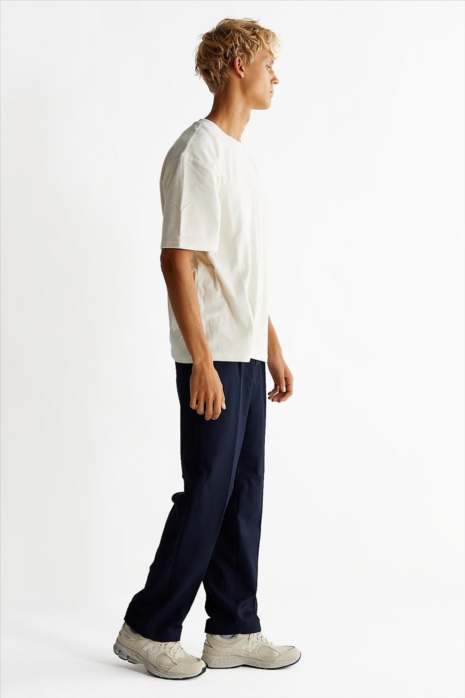 WOODBIRD - Donkerblauwe Ben Suit broek